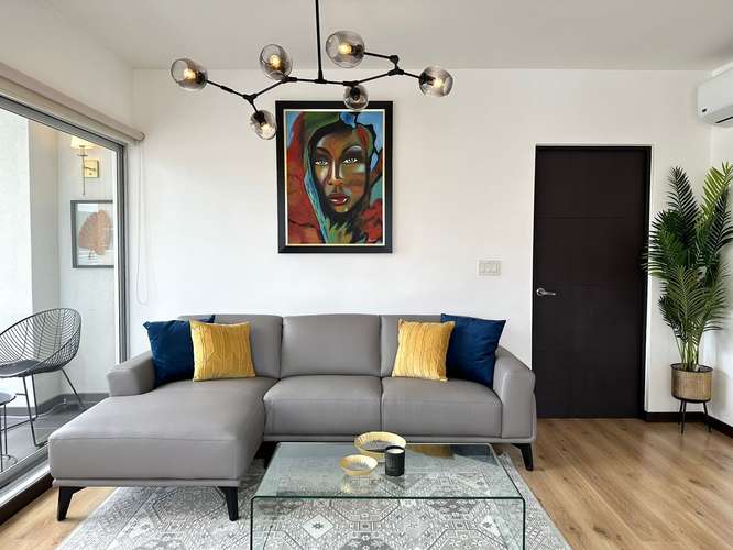 SE ALQUILA EXCLUSIVO APARTAMENTO EN LA SABANA, COMPLETAMENTE AMOBLADO