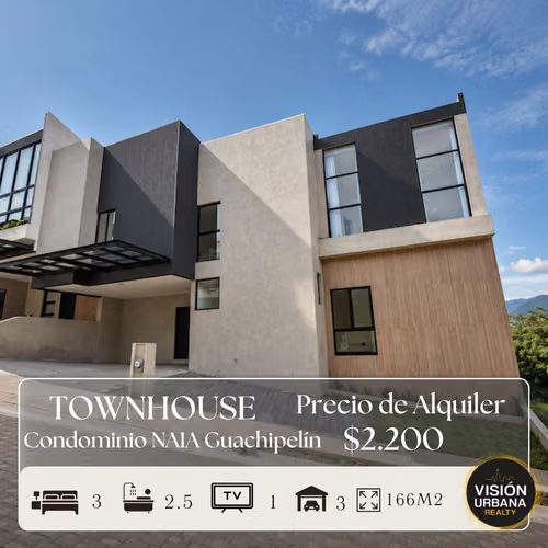 Casa para Estrenar de 3 Habitaciones en NAIA Guachipelín