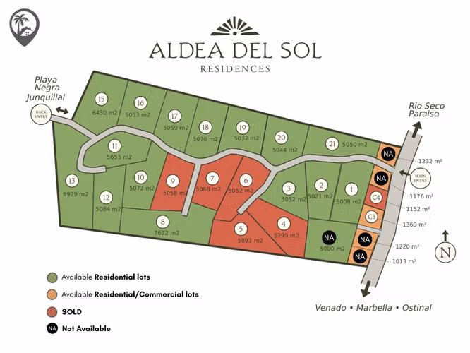 Lotes en venta cerca de Playa Venado y Lagarto - Imagen 4