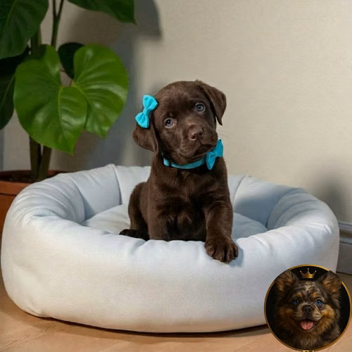 Cachorro LABRADOR RETRIEVIER CHOCOLATE LINEA AMERICANA disponible - Imagen 5