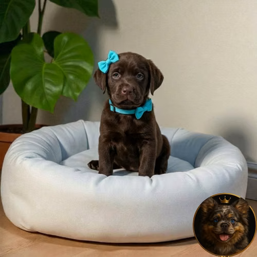 Cachorro LABRADOR RETRIEVIER CHOCOLATE LINEA AMERICANA disponible - Imagen 8