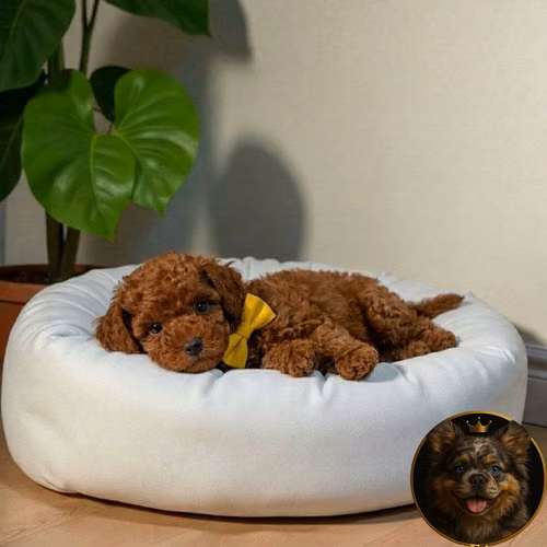 Cachorro FRENCH POODLE RED MINIATURA disponible