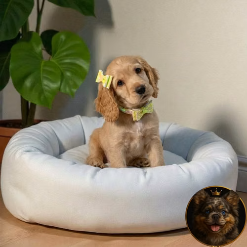 Cachorro Cocker Spaniel Ingles Beige Tradicional / English Cocker Spaniel Buff disponible - Imagen 2