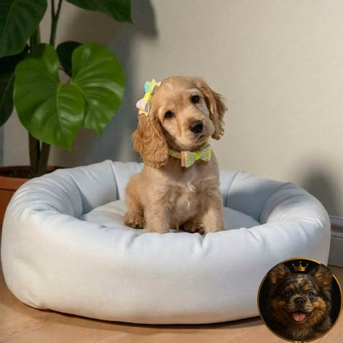 Cachorro Cocker Spaniel Ingles Beige Tradicional / English Cocker Spaniel Buff disponible