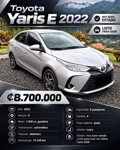 Toyota Yaris 2022
