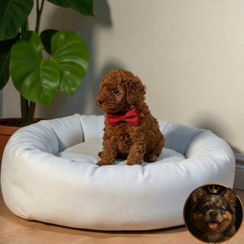 Cachorro FRENCH POODLE RED MINIATURA disponible
