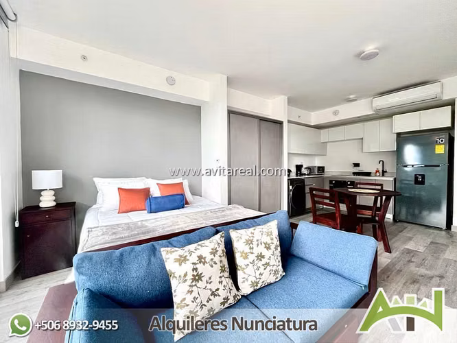 Apartamento  estudio amueblado | SER Escalante | AC - Imagen 2