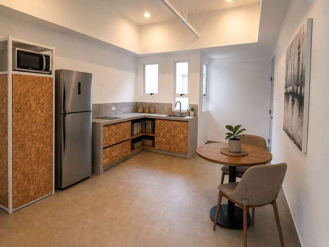 Studio de un dormitorio, semiamueblado en Barrio Amon, iluminacion natural, sin parqueo.   - Imagen 12
