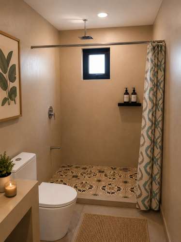Studio de un dormitorio, semiamueblado en Barrio Amon, iluminacion natural, sin parqueo.   - Imagen 14