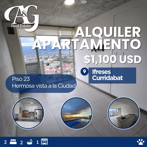 Hermoso apartamento piso 23 Ifreses. 2 Habitaciones AC301