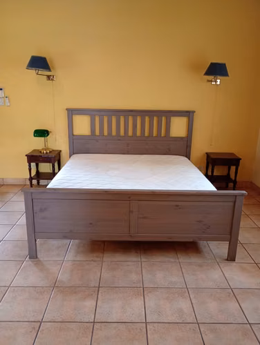 IKEA king bed 200x180 with IKEA mattress