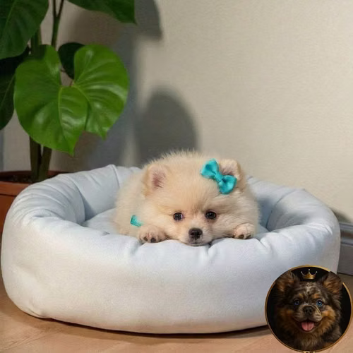 Cachorro POMERANIAN CARA DE OSO disponible - Imagen 9