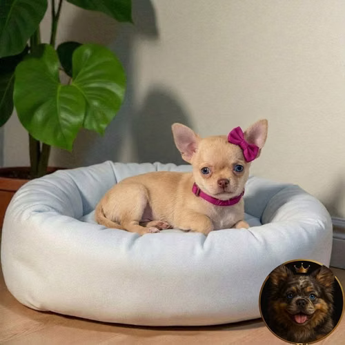 Cachorro CHIHUAHUA CABEZA DE MANZANA TRADICIONAL disponible - Imagen 2