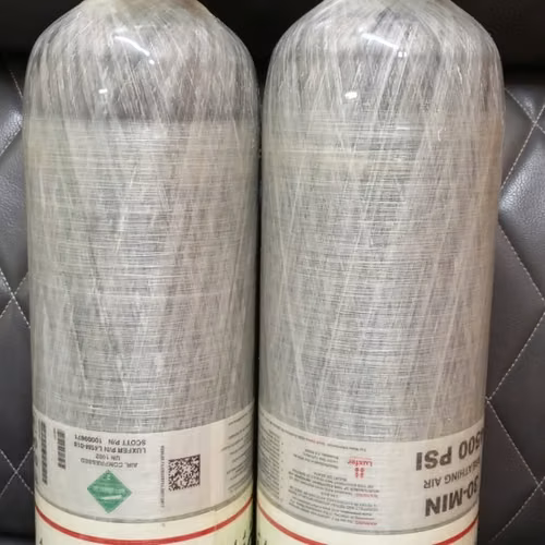 Par de cilindros tanques SCBA Scott Safety 4500 PSI Fibra de Carbono (30 Min) cod7398 asch - Imagen 5