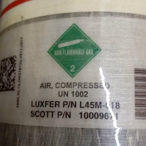 Par de cilindros tanques SCBA Scott Safety 4500 PSI Fibra de Carbono (30 Min) cod7398 asch - Imagen 2