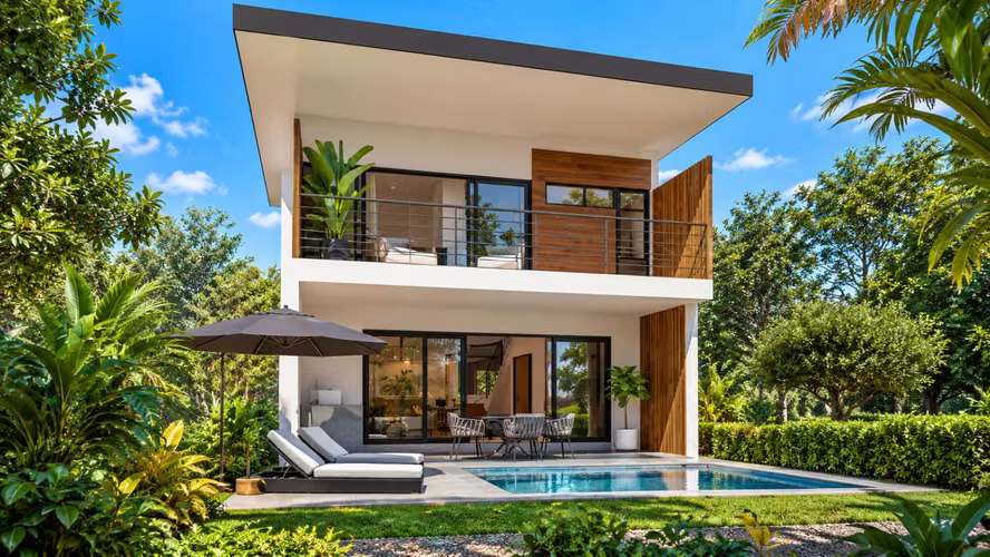 Casa con Piscina privada en Jacó Condo Praia - Imagen 2