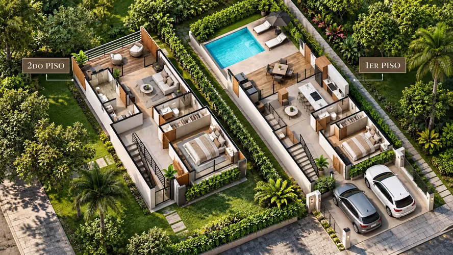 Casa con Piscina privada en Jacó Condo Praia - Imagen 7