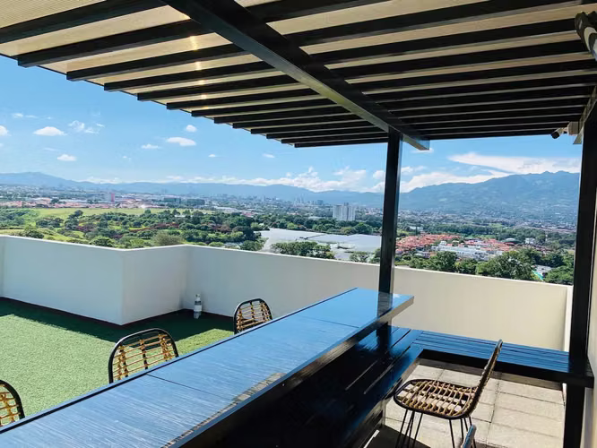 2 parqueos Alquiler Apartamento Condominio Bellavista Barreal Heredia Ulloa - Imagen 16