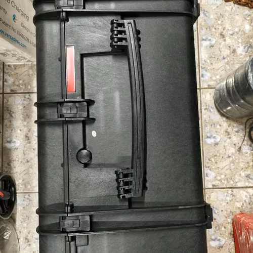 Caja impermeable de plástico resistente guardar equipo delicado a prueba de golpes cod2397 asch