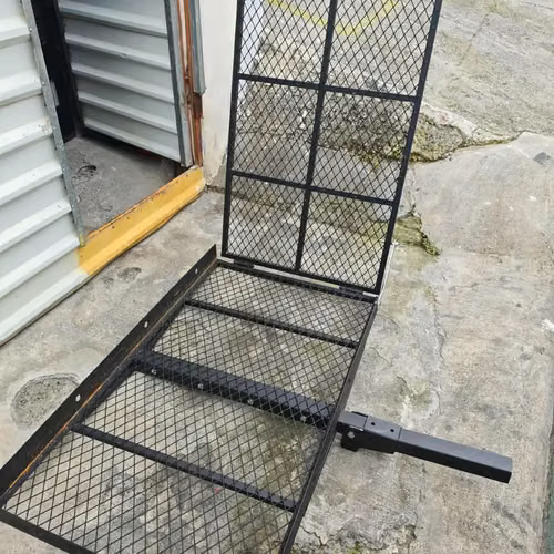 Canasta con rampa trasera para carro llevar maletas moto bicicleta usado cod7382 asch - Imagen 3