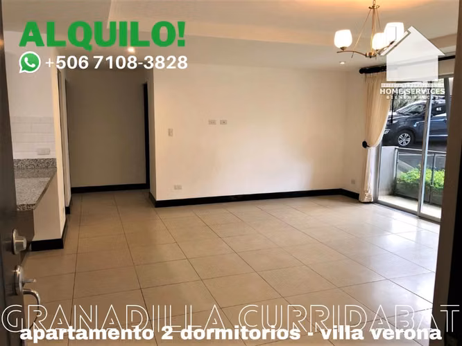 ALQUILO! 2 Dormitorios, 2 Parqueos, Condominio – Granadilla Curridabat. - Imagen 3