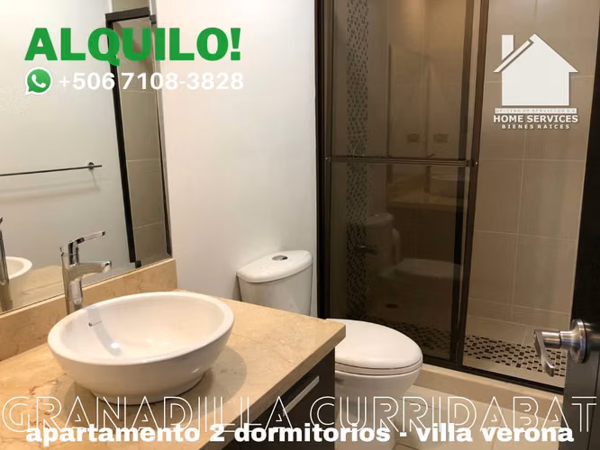 ALQUILO! 2 Dormitorios, 2 Parqueos, Condominio – Granadilla Curridabat. - Imagen 9