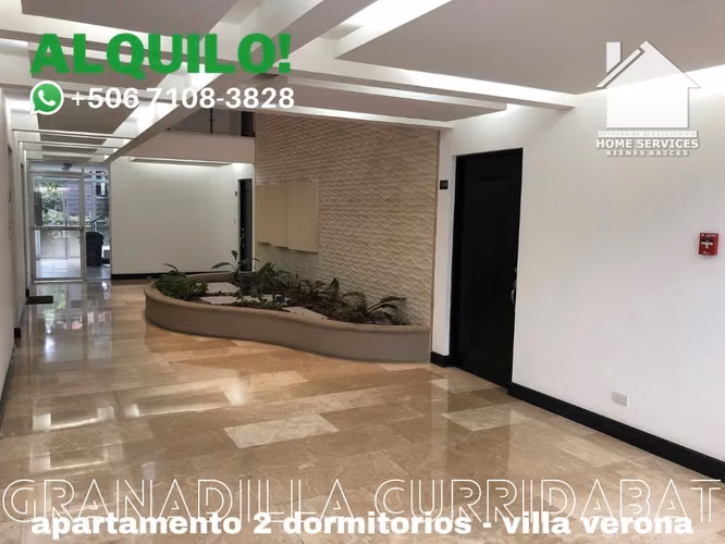 ALQUILO! 2 Dormitorios, 2 Parqueos, Condominio – Granadilla Curridabat. - Imagen 2