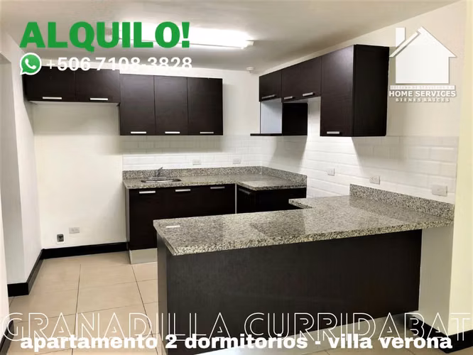 ALQUILO! 2 Dormitorios, 2 Parqueos, Condominio – Granadilla Curridabat. - Imagen 5