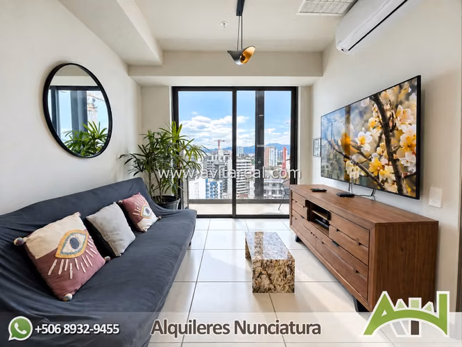 Furnished apartment in Rohrmoser | Cosmopolitan Nunciatura | AC