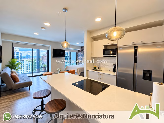 Apartamento estudio amueblado | Cosmopolitan | AC - Imagen 2