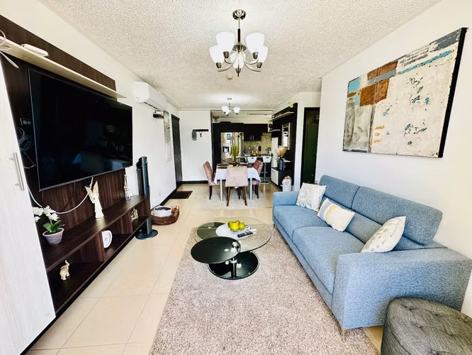 VENTA DE HERMOSO APARTAMENTO EN PISO 8 EN CONDOMINIO 9-10 COMPLETAMENTE AMOBLADO Y EQUIPADO