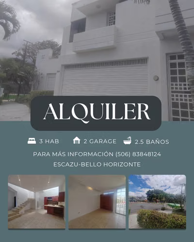 Alquiler de apartamento amplio en Bello Horizonte