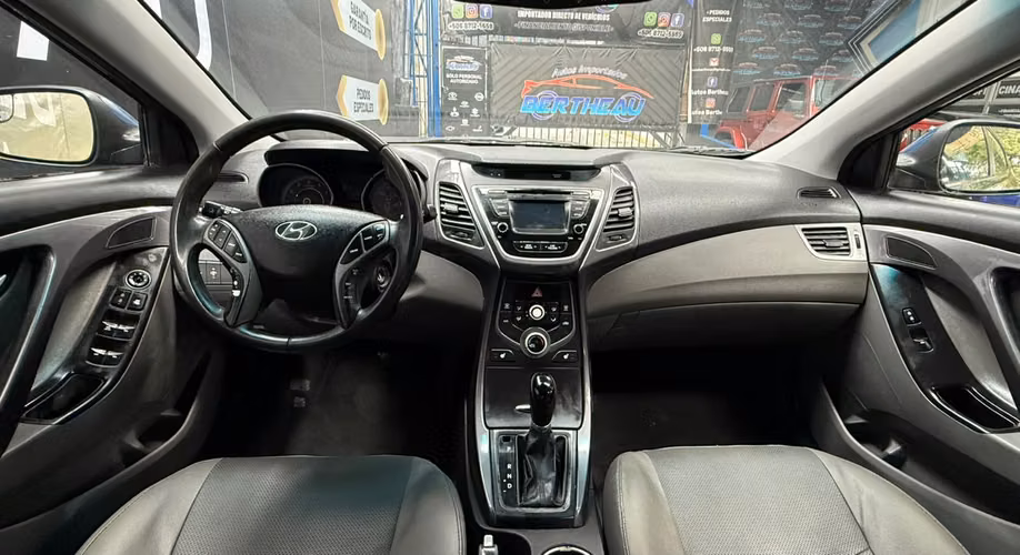 HYUNDAI ELANTRA LIMITED 2014 AZUL AUTOMÁTICO