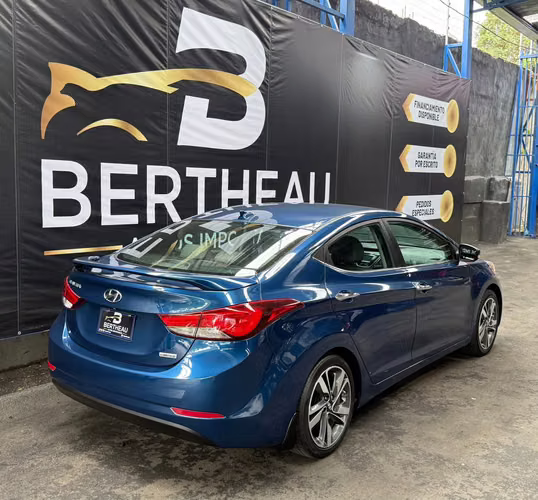 HYUNDAI ELANTRA LIMITED 2014 AZUL AUTOMÁTICO