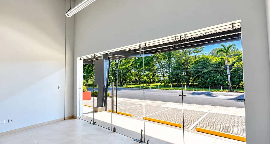 VENTA / Local Comercial Moderno en Jacó con Fachada de Cristal y Parqueo Exclusivo