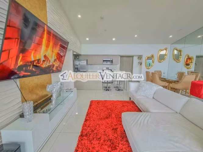 Lujoso Penthouse con vista y línea blanca en torre Paradisus Rohrmoser Pavas