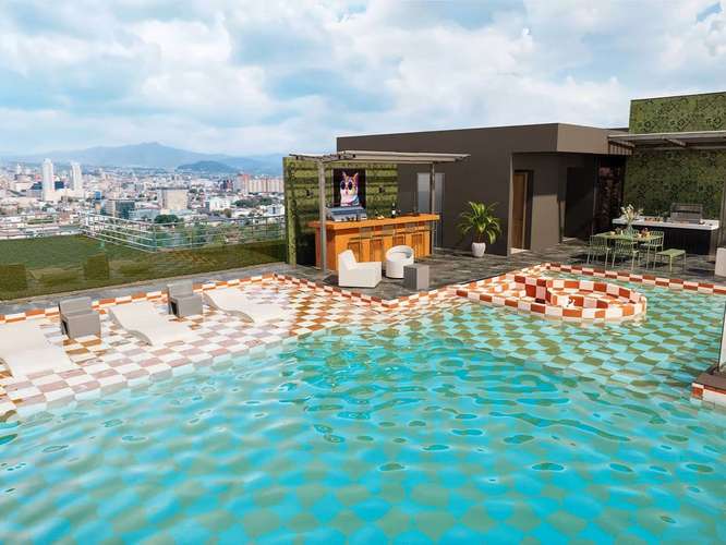 Alquiler de apartamento en Sky Garden Sabana (Mata Redonda). ¡Nuevo! Tipo estudio.