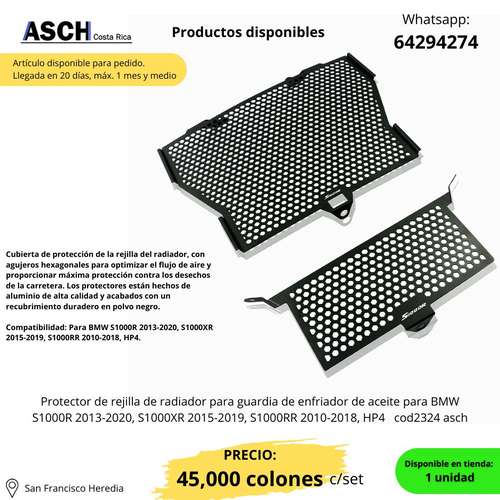 Protector de Rejilla para Radiador y Enfriador de Aceite BMW – ASCH Costa Rica
