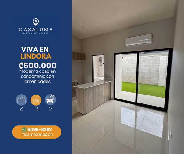 HERMOSA CASA EN LINDORA