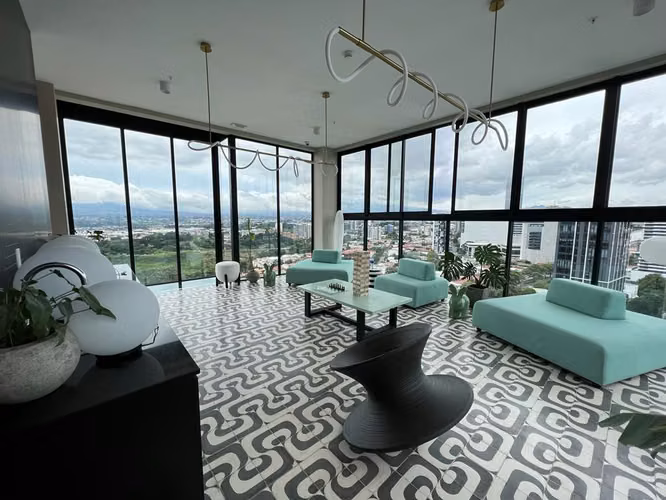 Apartamento amueblado en torre se renta, Nunciatura/ Rohrmoser