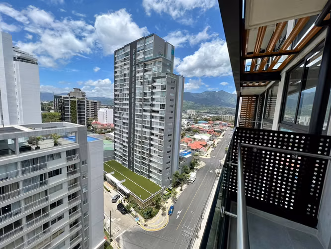 Apartamento amueblado en torre se renta, Nunciatura/ Rohrmoser