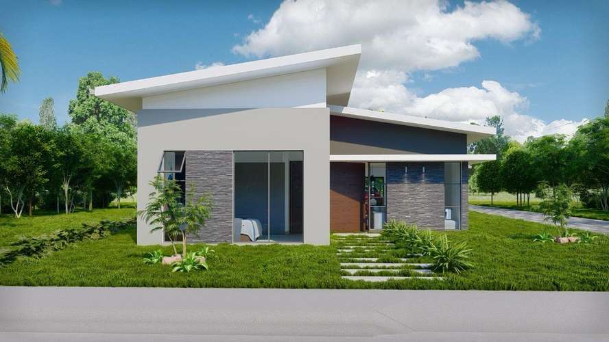 123678 / Casa en venta / Condominio / Grecia / Una planta / 3 habitaciones / 2 oficinas