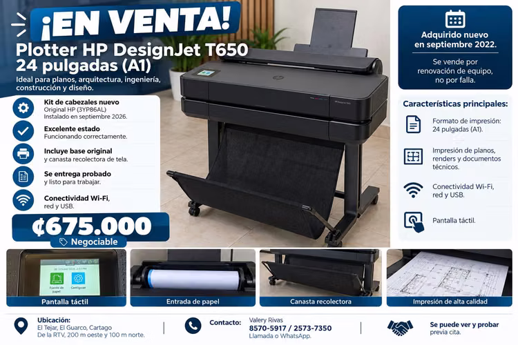 HP DesignJet T650 24 