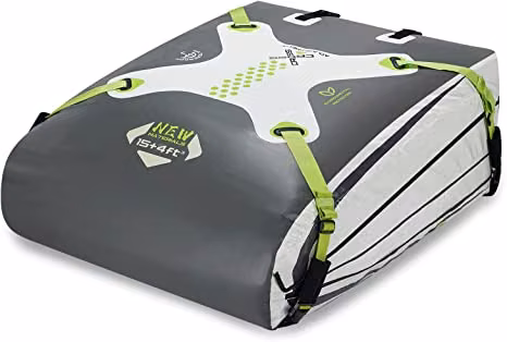 bolsa tipo lona resistente para techo de carro impermeable waterproof bag roof cod6585 nuevo asch - Imagen 2