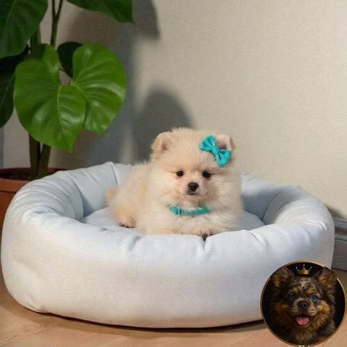 Cachorro POMERANIAN CARA DE OSO disponible