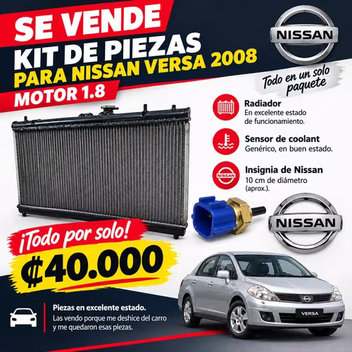Versa 1.8 Litre radiator