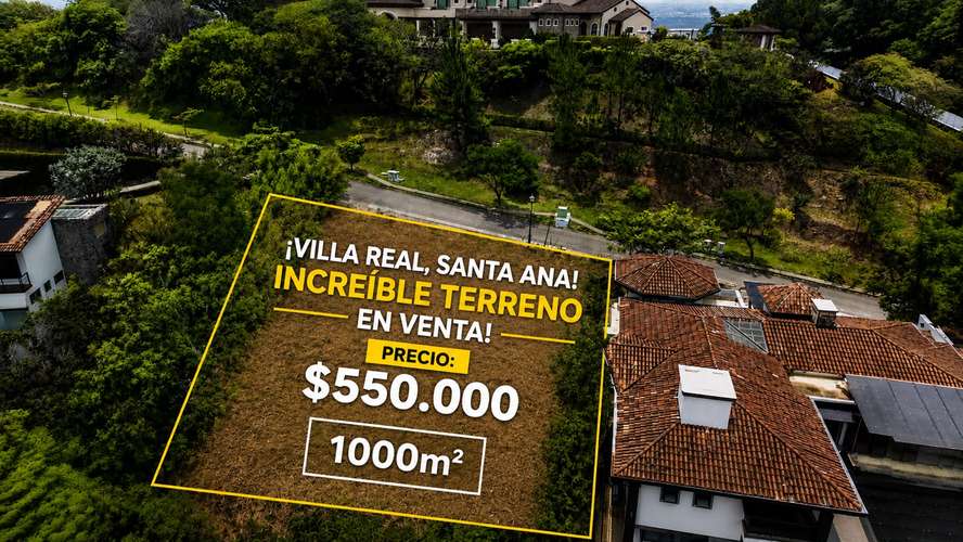 Lote en Santa Ana - 1000 m² - ₡247,016,000