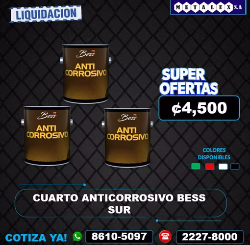 CUARTO ANTICORROSIVO BESS SUR 4.500