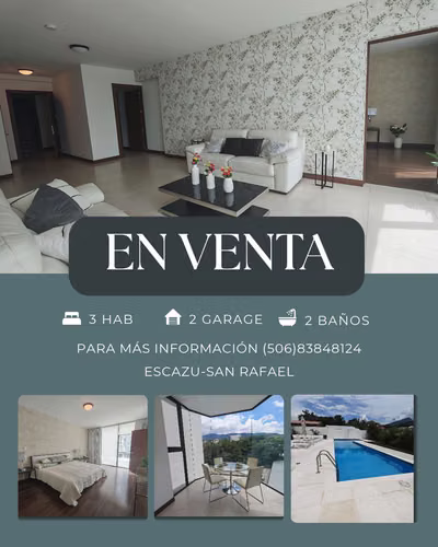 Viva en la mejor torre de Escazú!!