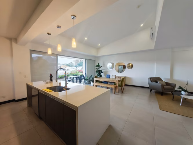 ALQUILER DE APARTAMENTO AMUEBLADO CON 3 HABITACIONES EN ESCAZÚ  - Imagen 2